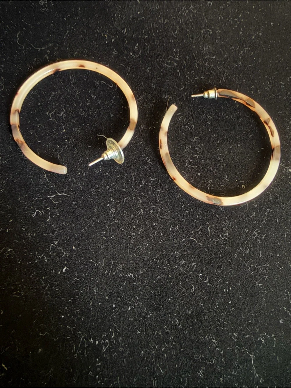 Tortoiseshell Hoop Earrings - Women Jewelry